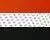 Orange/ White/ Black