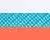 White/ Blue Hawaiin/ Pale Orange