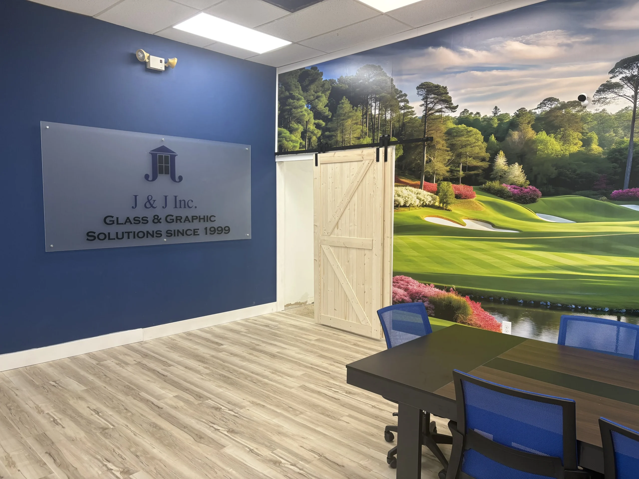 Professional custom apparel supplier workspace