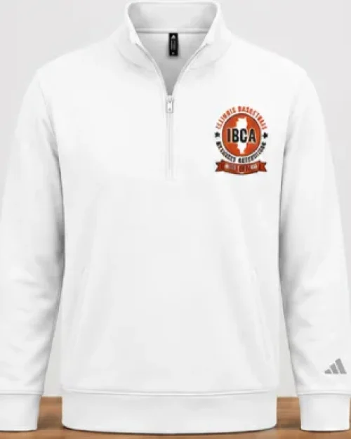 Adidas 14 zip_white