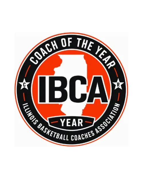 IBCA Coach of the year 5″ ROUND DECAL